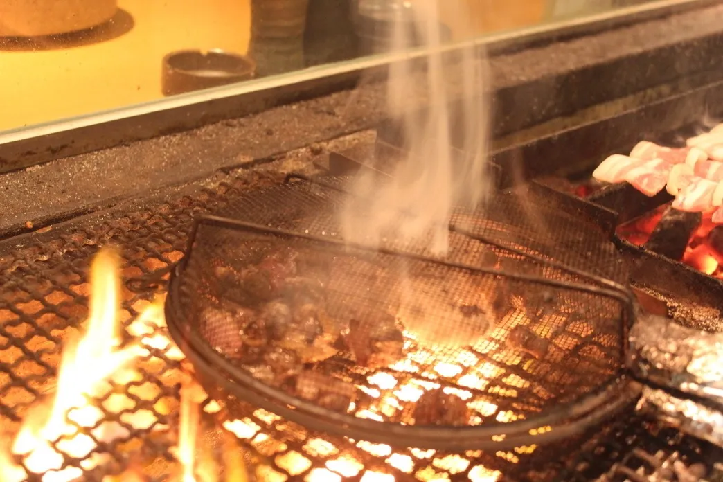 地鶏炭火焼き